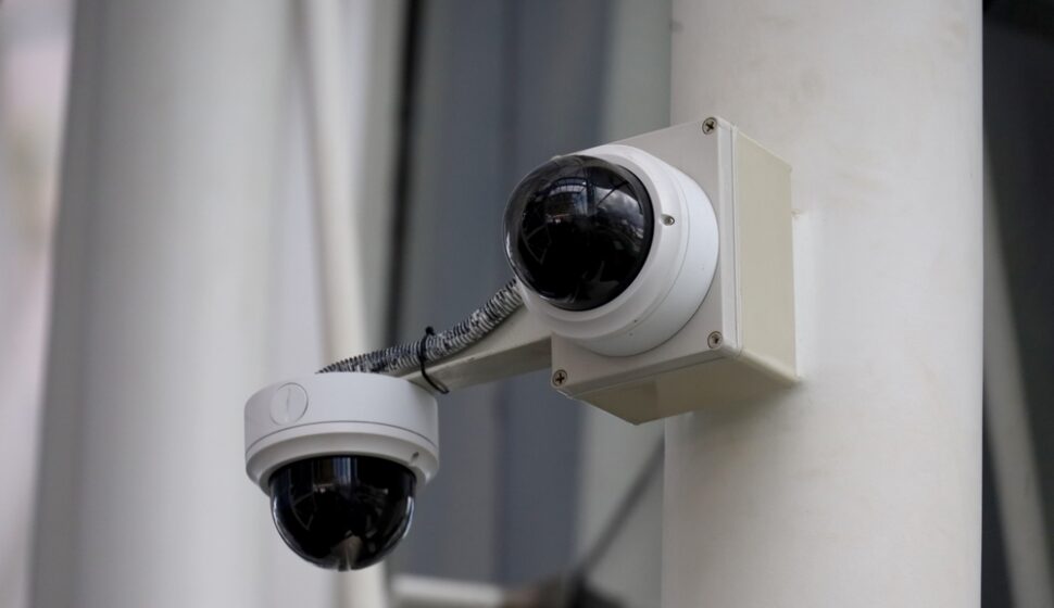 modern,public,cctv,camera,on,the,wall.,cameras,record,for